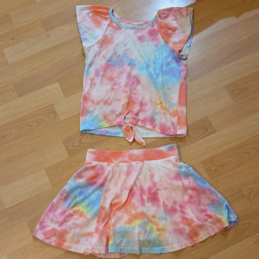 Place Kids Tie-Dye Matching Set - Multicolor